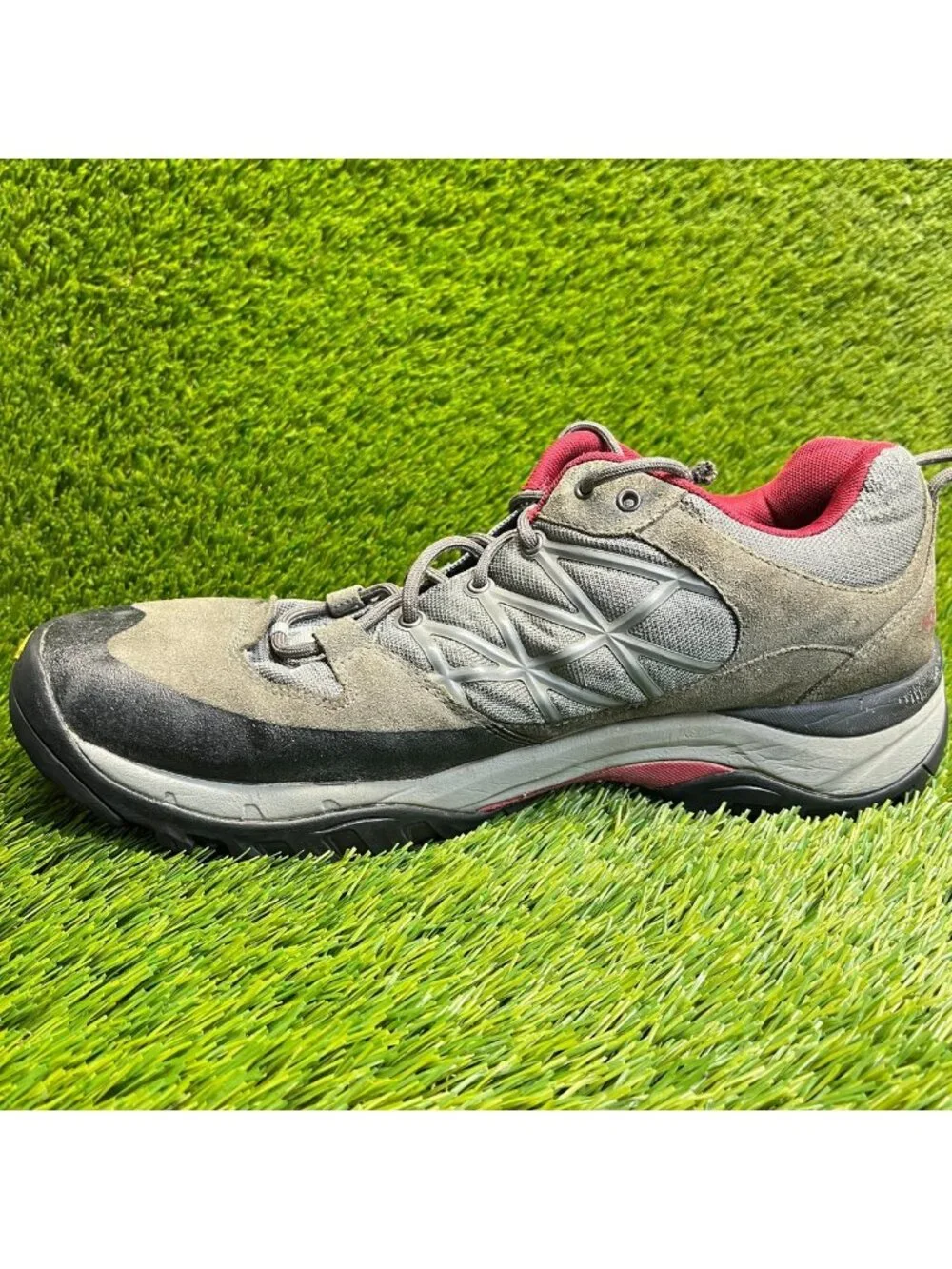 The North Face Storm Mens Size 11.5 Gray Black Athletic Hiking Shoes Sneakers